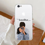 Captured Love Customize Anti Yellow Clear Case For iPhone 7 / iPhone 8 / iPhone Se 2020