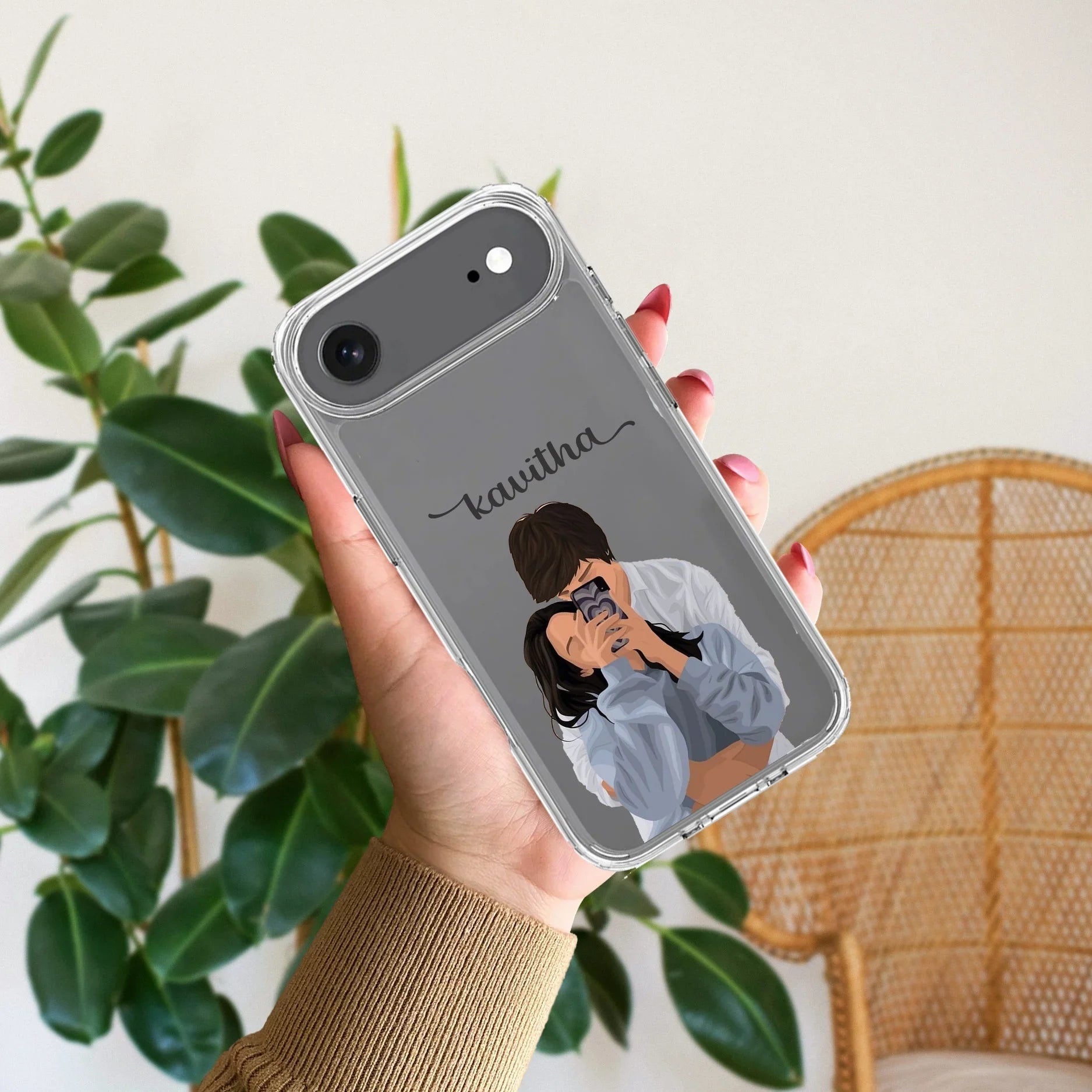 Captured Love Customize Transparent Silicon Case For iPhone - ShopOnCliQ