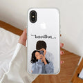 Captured Love Customize Transparent Silicon Case For iPhone XR