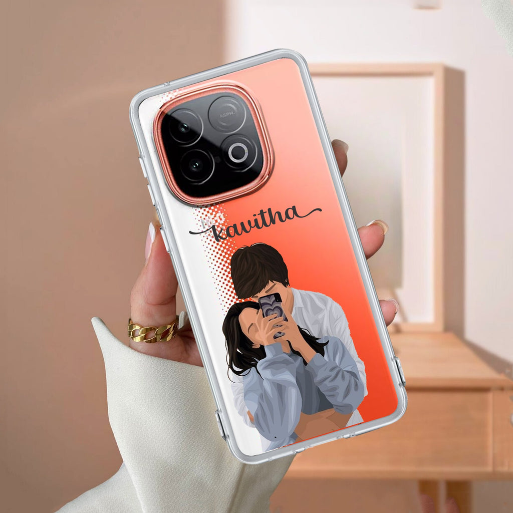 Captured Love Customize Transparent Silicon Case For iQOO Neo 10 5G