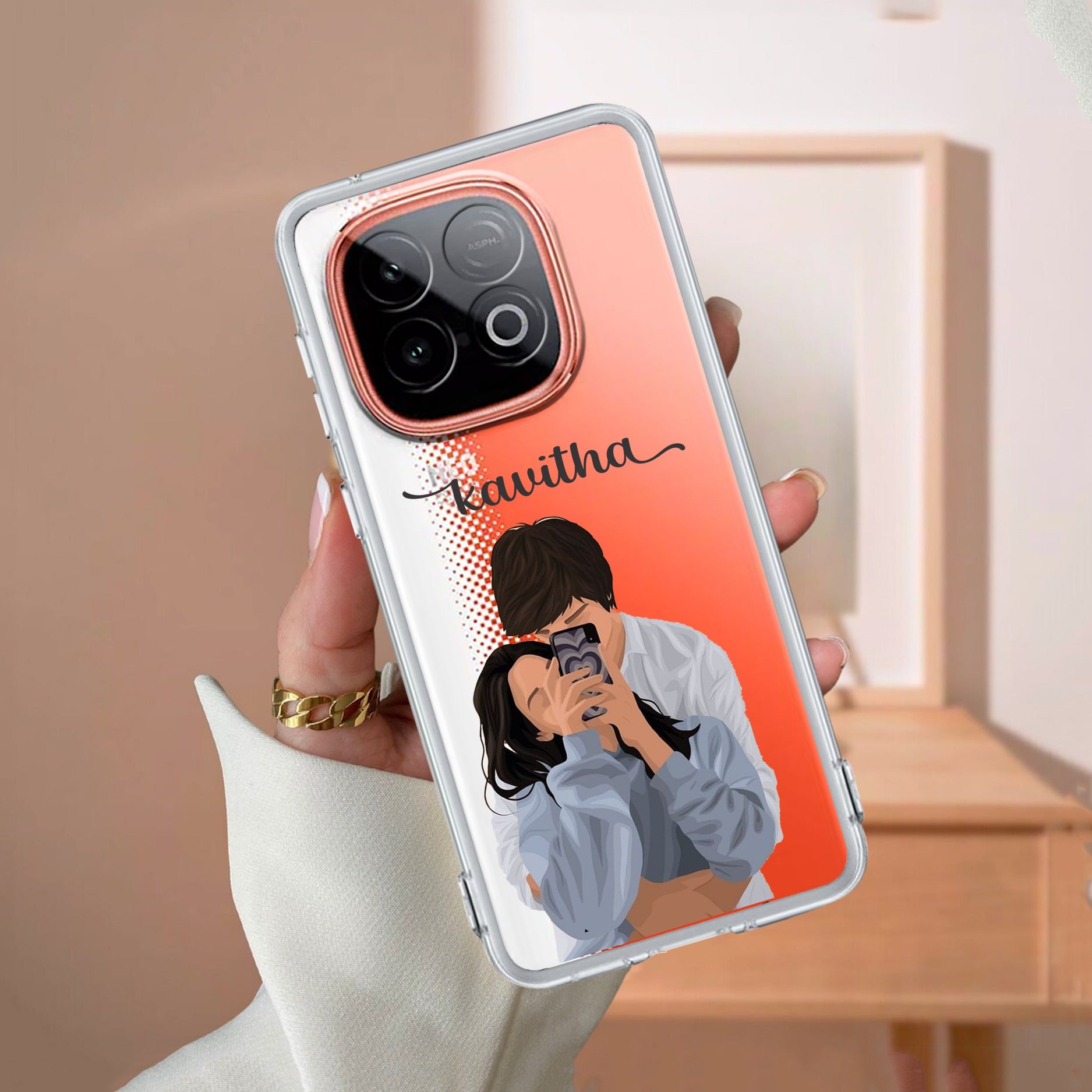 Captured Love Customize Transparent Silicon Case For iQOO Neo 10 5G