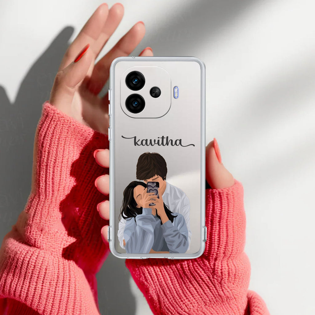 Captured Love Customize Transparent Silicon Case For iQOO Neo 10R 5G