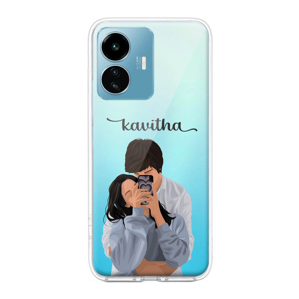 Captured Love Customize Transparent Silicon Case For iQOO Z6 Lite 5G