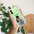 Captured Love Customize Transparent Silicon Case For iQOO Z9 5G