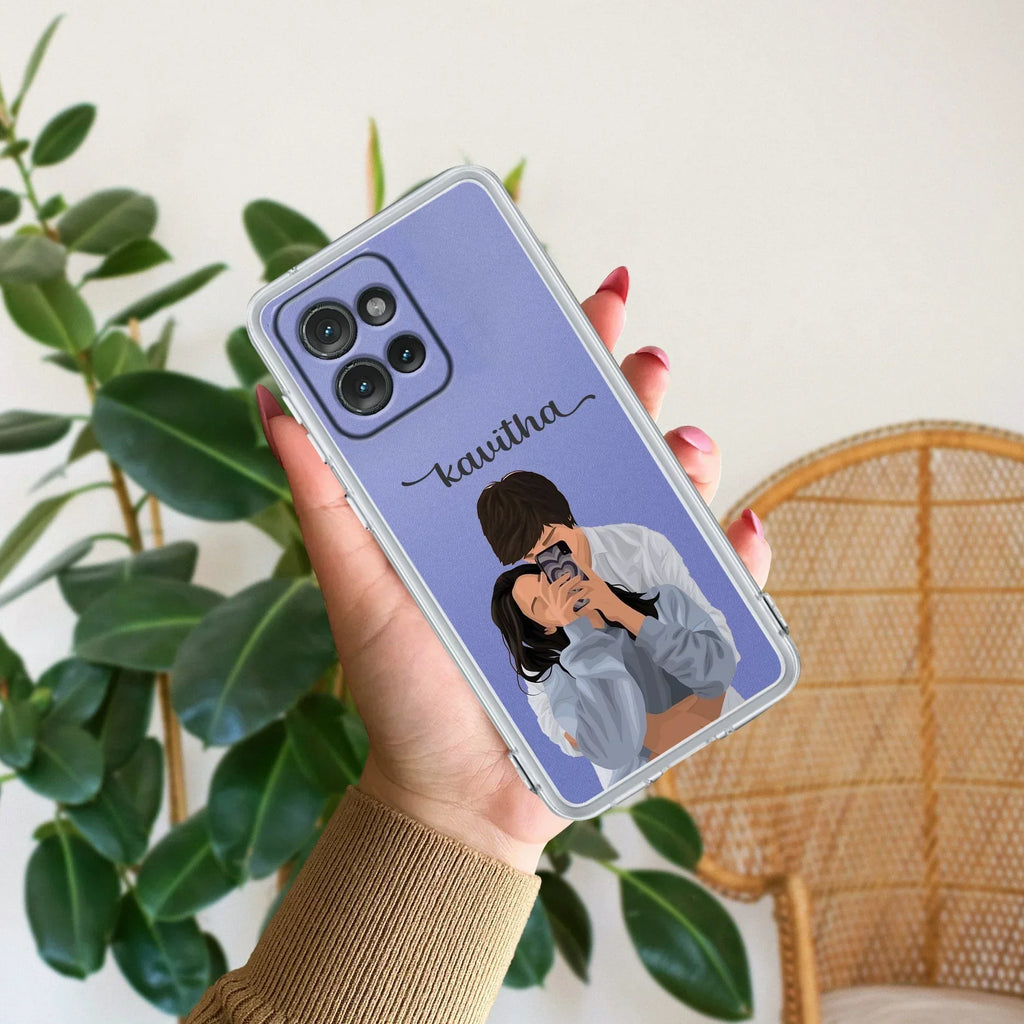 Captured Love Customize Anti Yellow Case For Motorola Edge 50 Neo