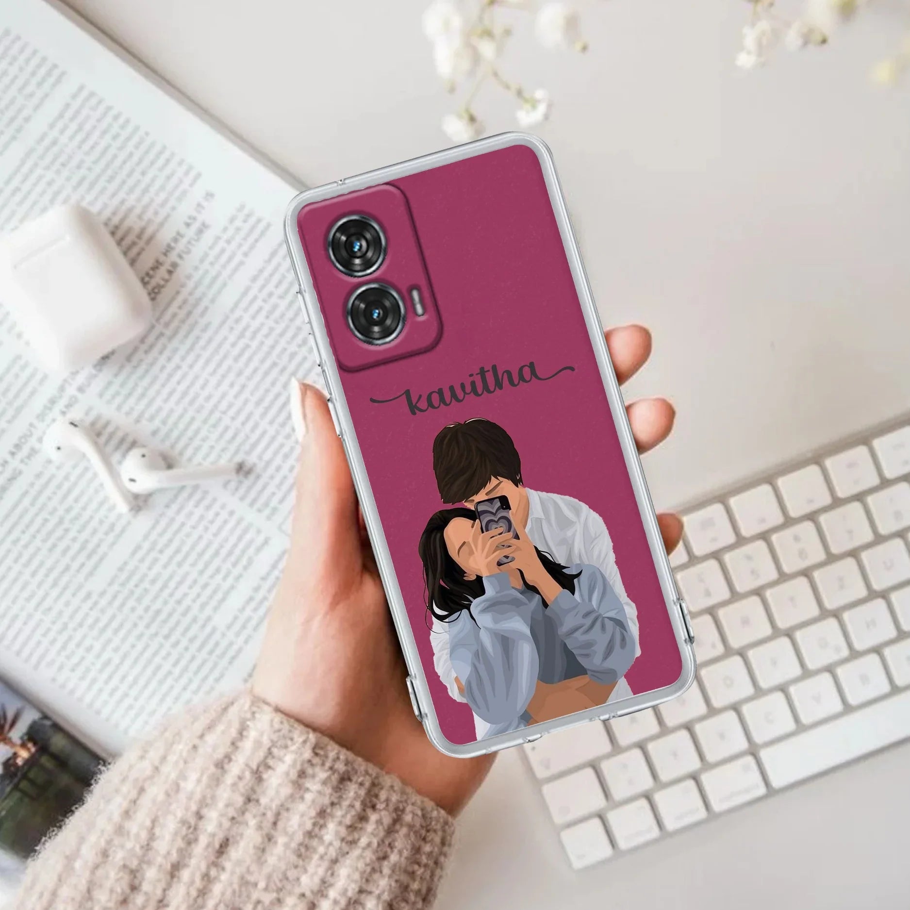 Captured Love Customize Transparent Silicon Case For Motorola - ShopOnCliQ