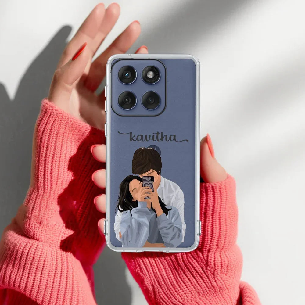 Captured Love Customize Transparent Silicon Case For Motorola - ShopOnCliQ