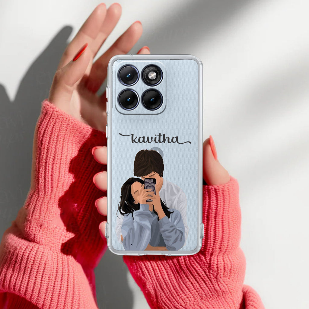 Captured Love Customize Anti Yellow Case For Motorola G67 Power 5G