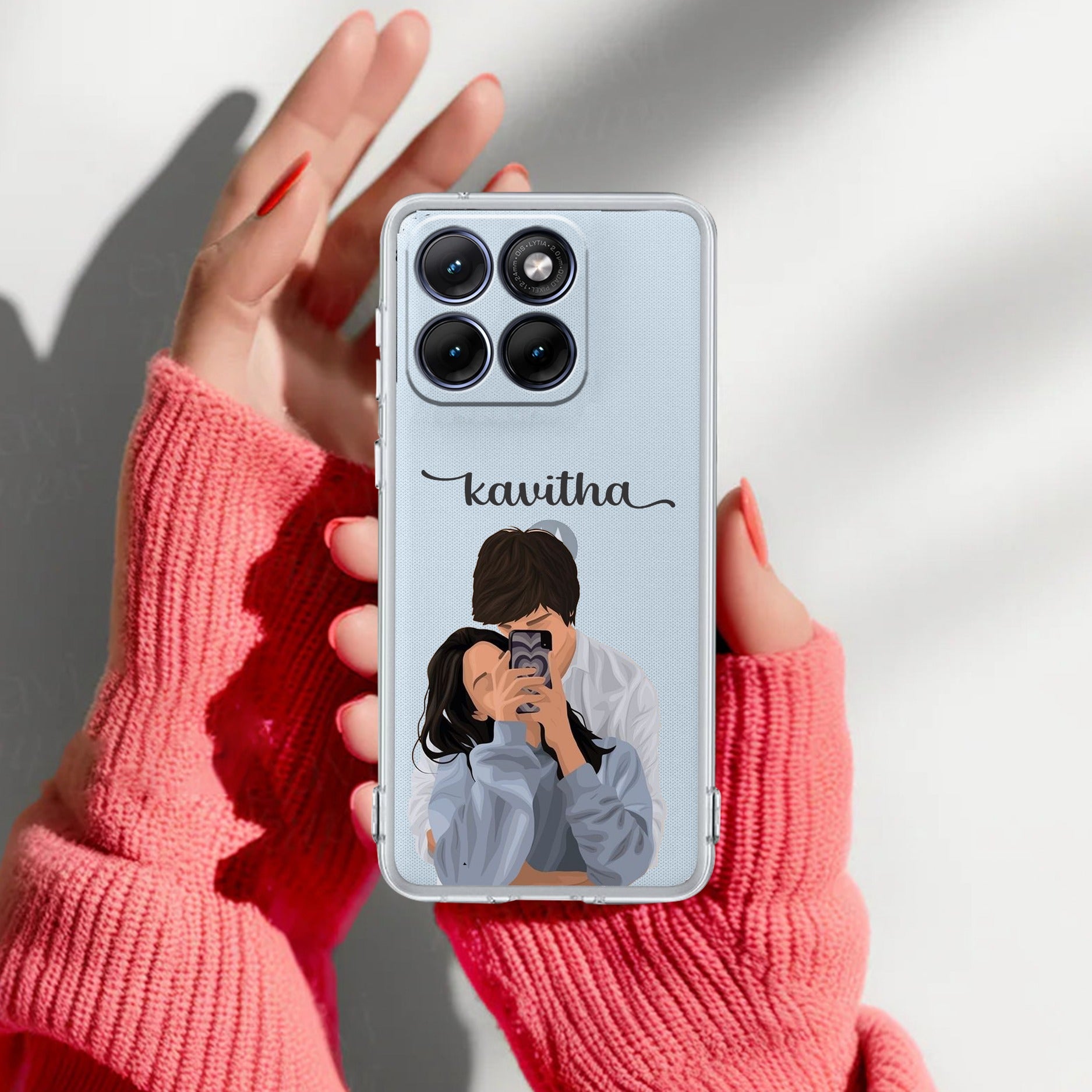 Captured Love Customize Anti Yellow Case For Motorola G67 Power 5G