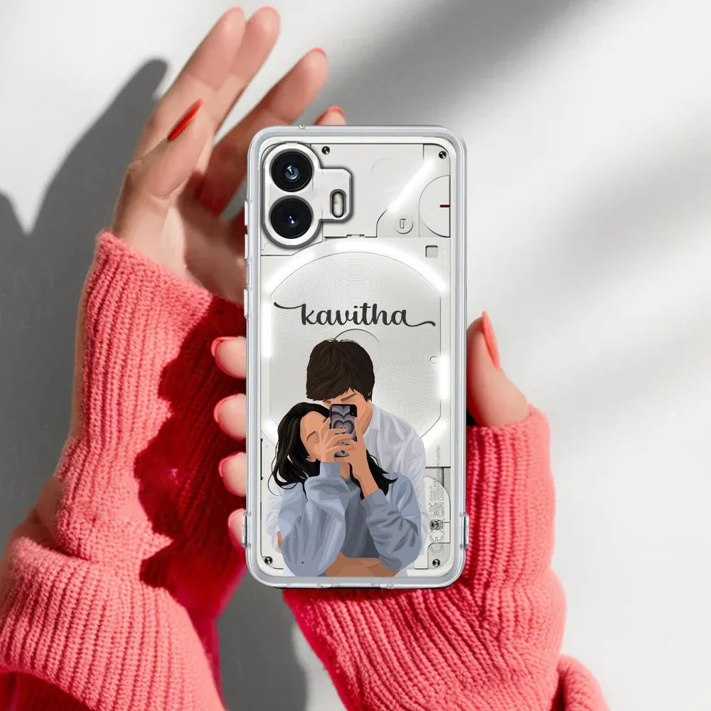 Captured Love Customize Transparent Silicon Case For Nothing - ShopOnCliQ