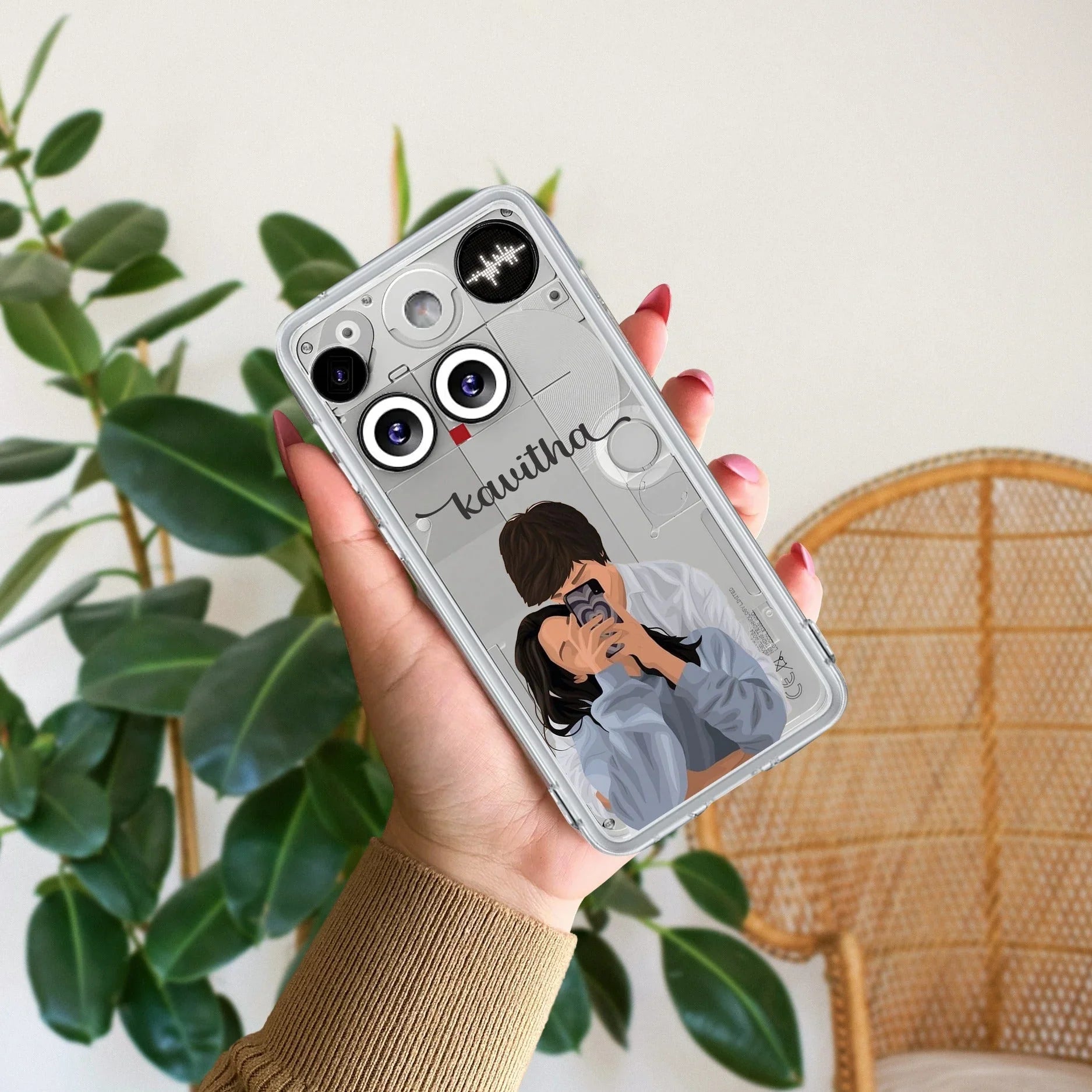 Captured Love Customize Transparent Silicon Case For Nothing - ShopOnCliQ