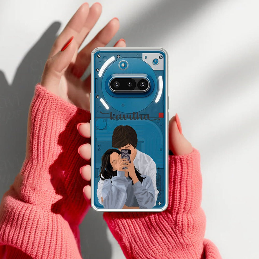 Captured Love Customize Transparent Silicon Case For Nothing