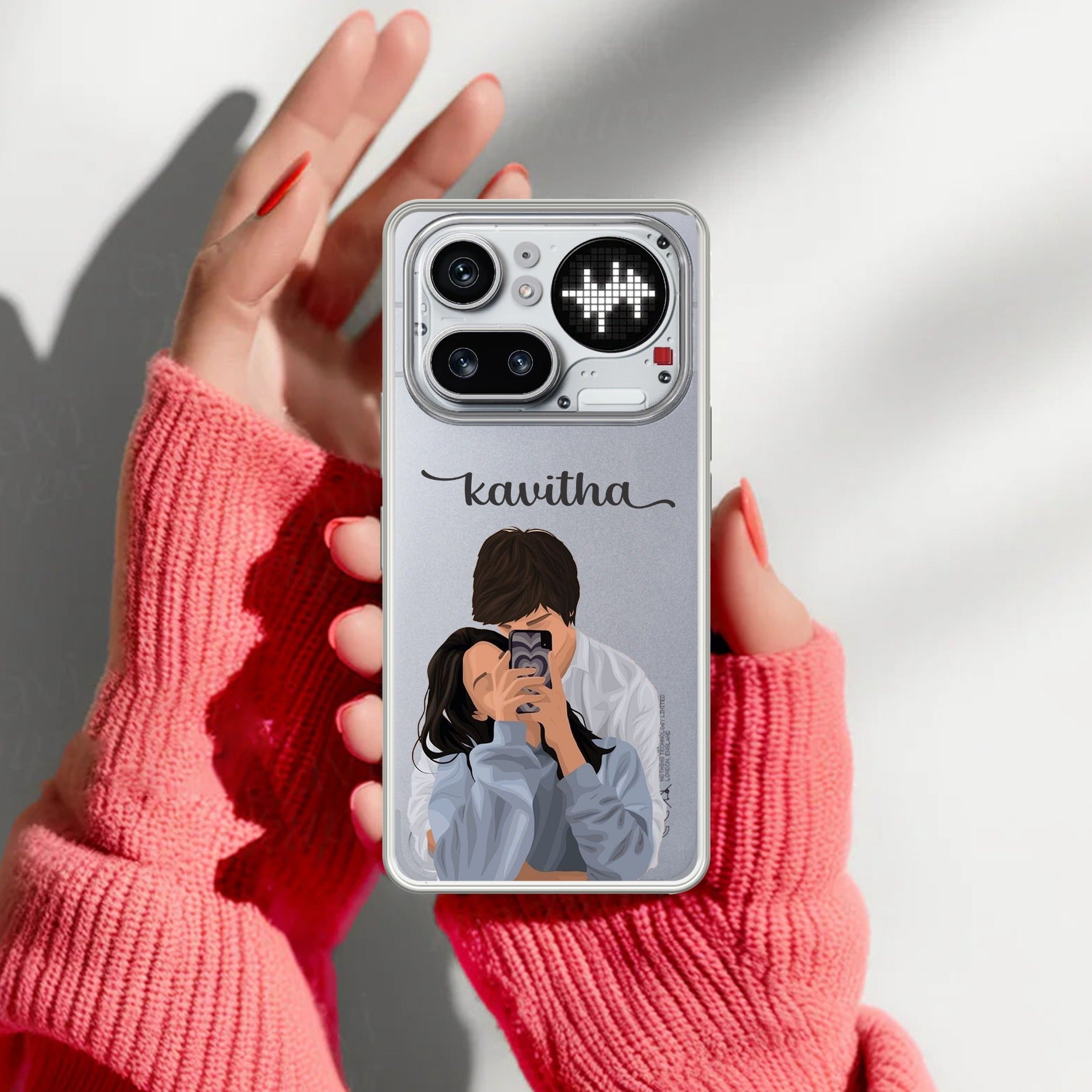 Captured Love Customize Transparent Silicon Case For Nothing Phone 4A Pro 5G