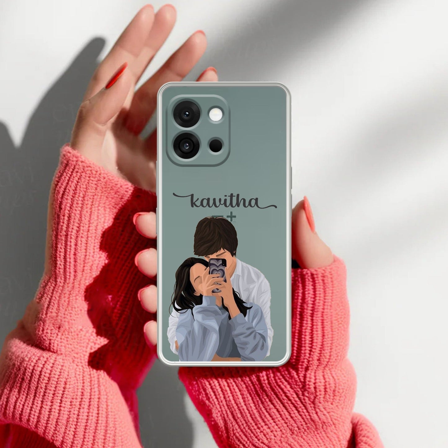 Captured Love Customize Transparent Silicon Case For OnePlus