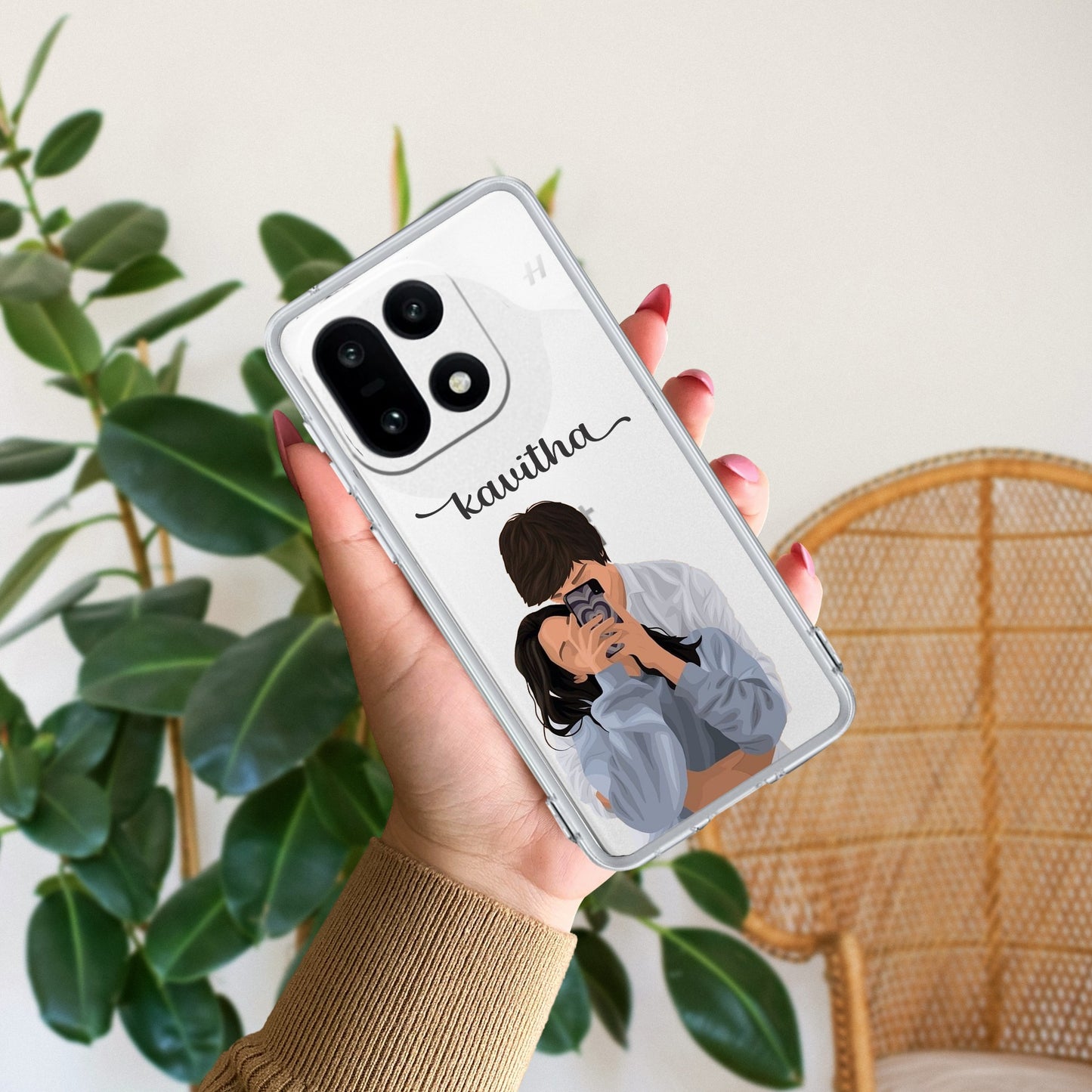 Captured Love Customize Transparent Silicon Case For OnePlus