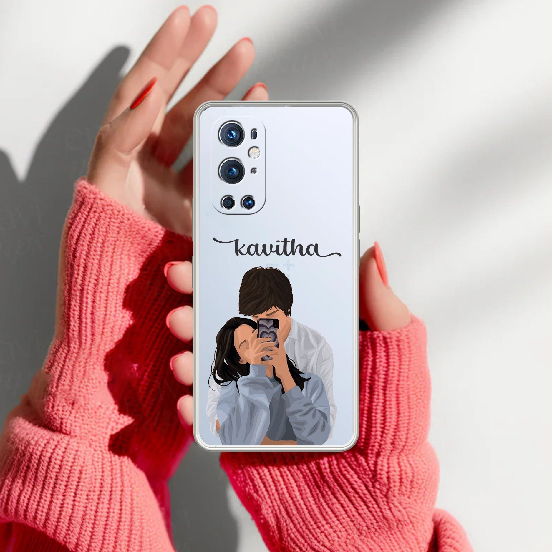 Captured Love Customize Transparent Silicon Case For OnePlus