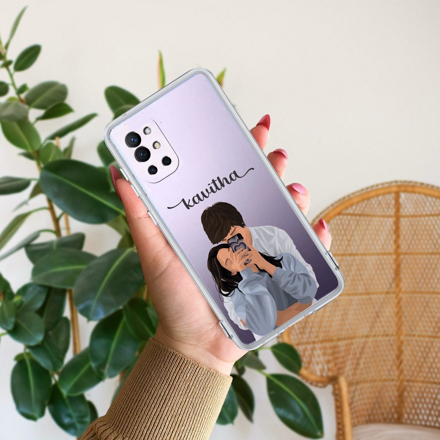 Captured Love Customize Transparent Silicon Case For OnePlus