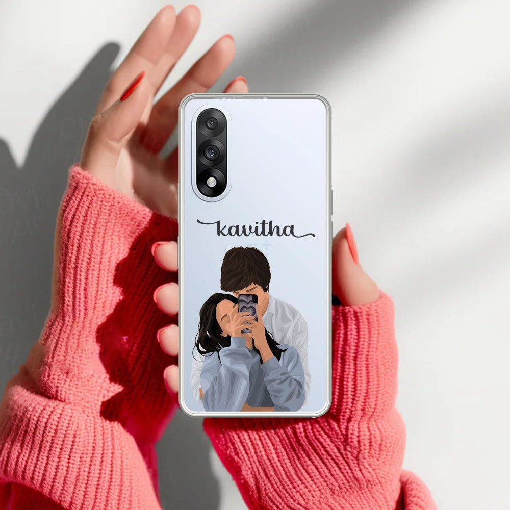 Captured Love Customize Transparent Silicon Case For OnePlus