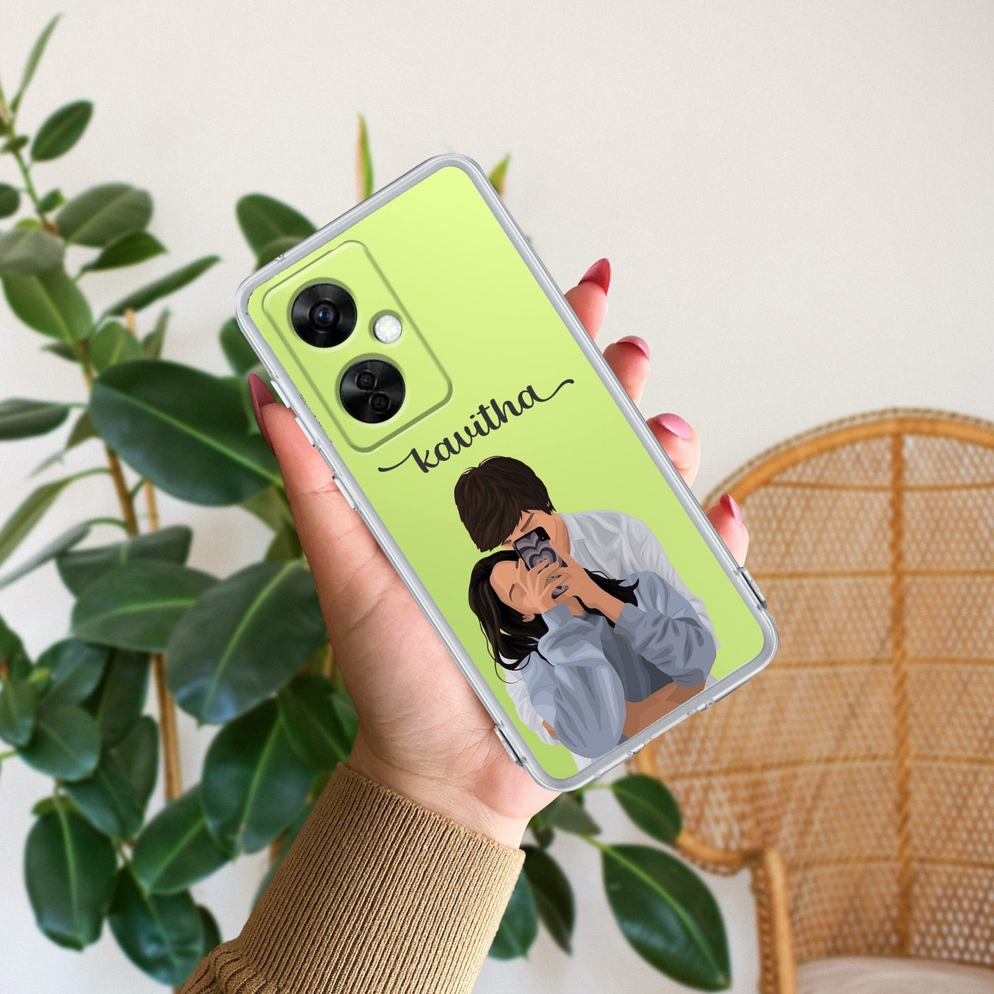 Captured Love Customize Transparent Silicon Case For OnePlus