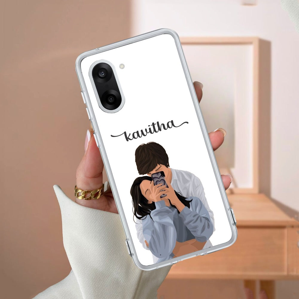 Captured Love Customize Transparent Silicon Case For OnePlus
