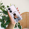 Captured Love Customize Transparent Silicon Case For Oppo F25 Pro 5G