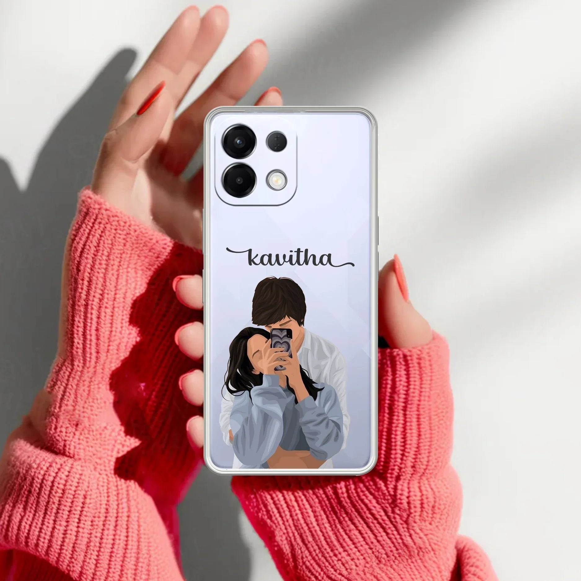 Captured Love Customize Transparent Silicon Case For Oppo - ShopOnCliQ
