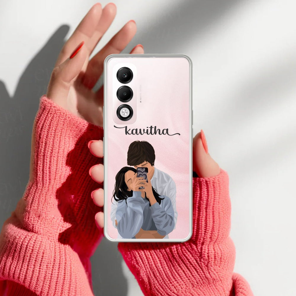 Captured Love Customize Transparent Silicon Case For Oppo