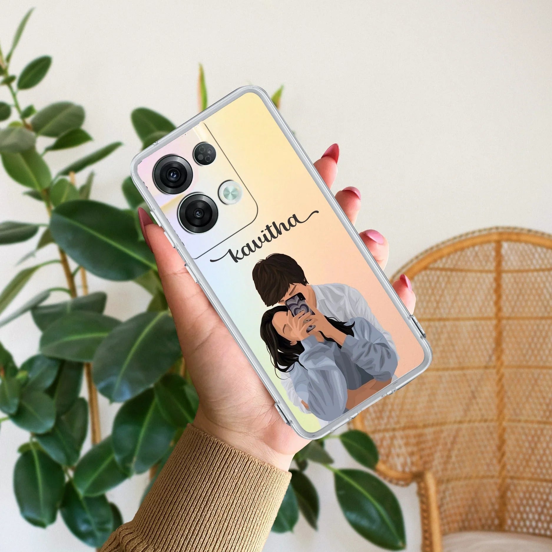 Captured Love Customize Transparent Silicon Case For Oppo - ShopOnCliQ
