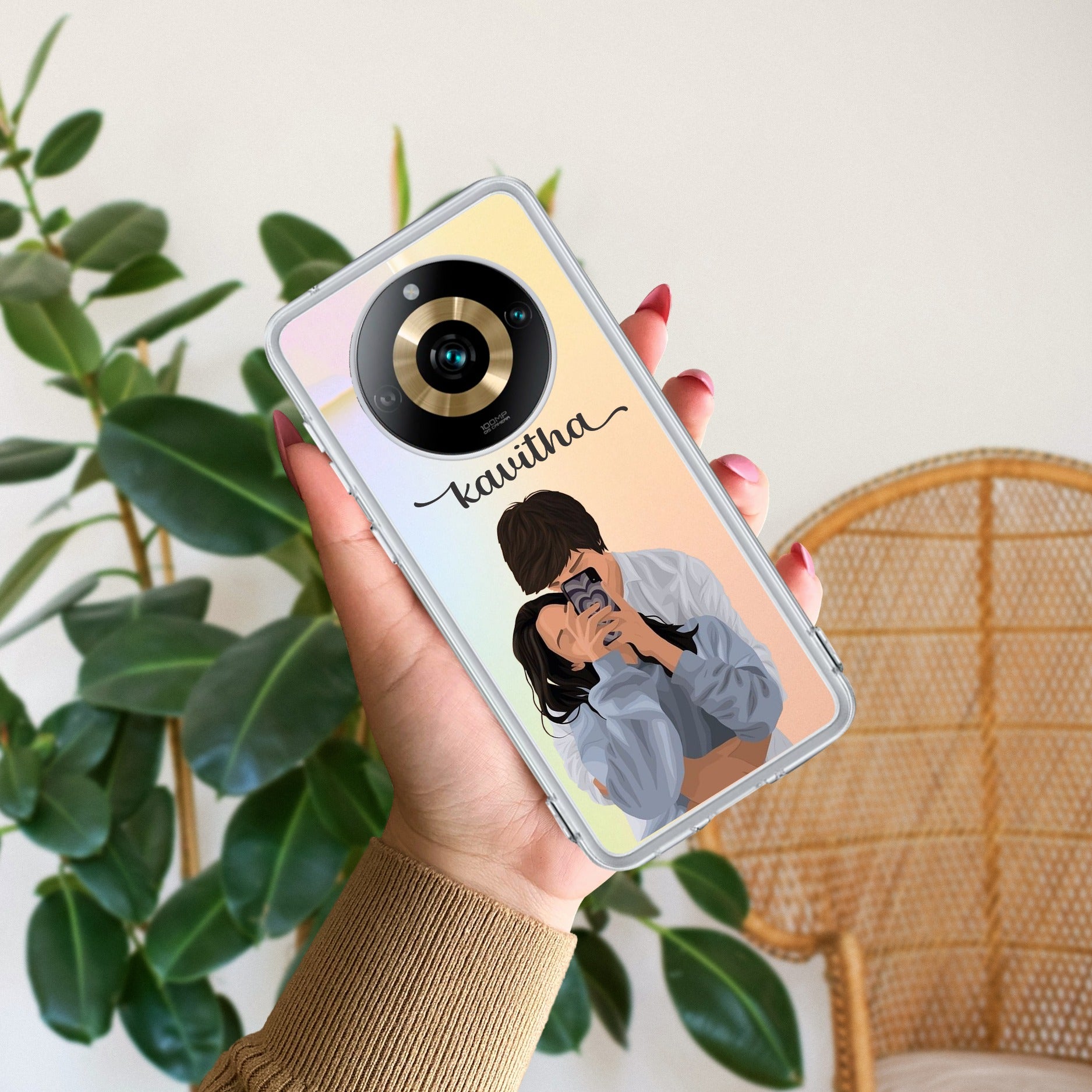 Captured Love Customize Anti Yelllow Case For Realme 11 Pro Plus 5G