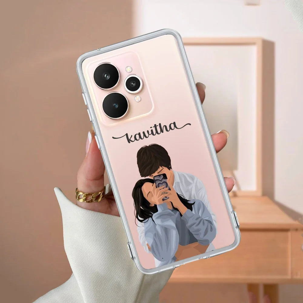Captured Love Customize Transparent Silicon Case For Realme/Narzo - ShopOnCliQ