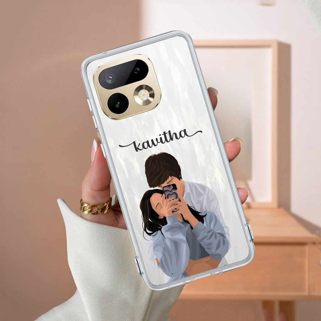 Captured Love Customize Transparent Silicon Case For Realme/Narzo - ShopOnCliQ