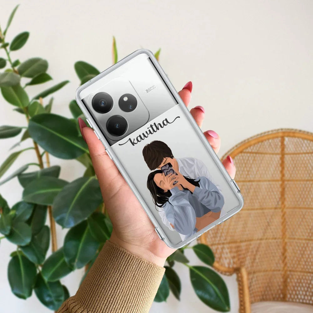 Captured Love Customize Transparent Silicon Case For Realme/Narzo - ShopOnCliQ