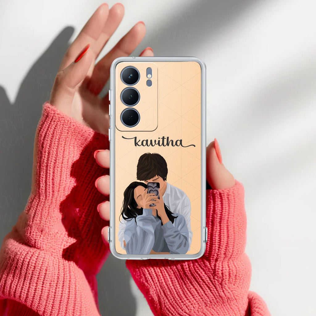 Captured Love Customize Anti Yelllow Case For Realme P3x 5G