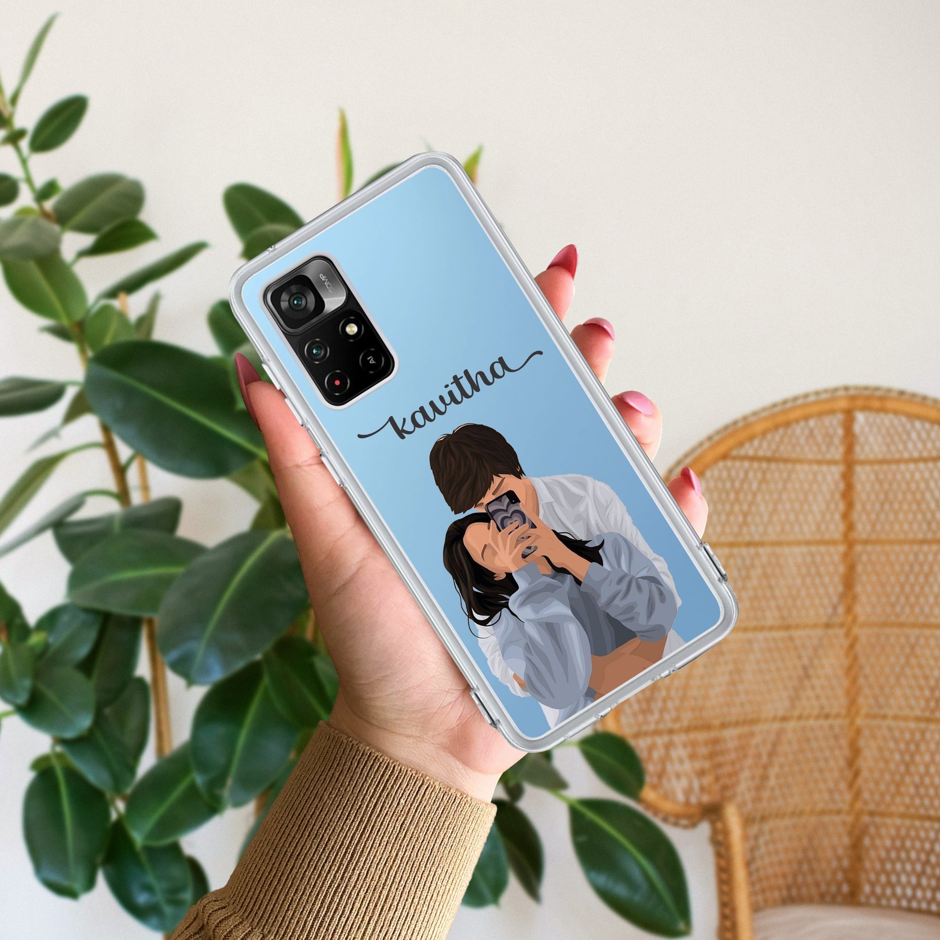 Captured Love Customize Transparent Silicon Case For Redmi/Xiaomi