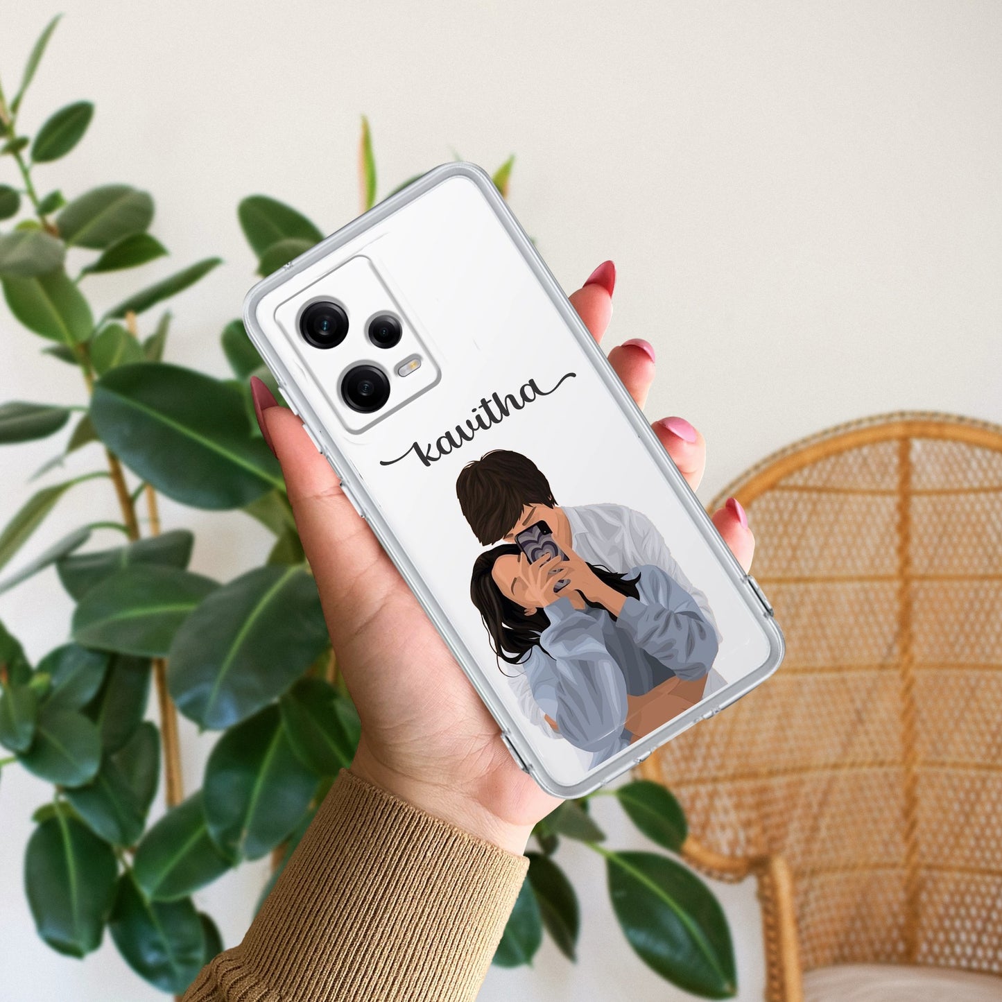 Captured Love Customize Transparent Silicon Case For Redmi/Xiaomi