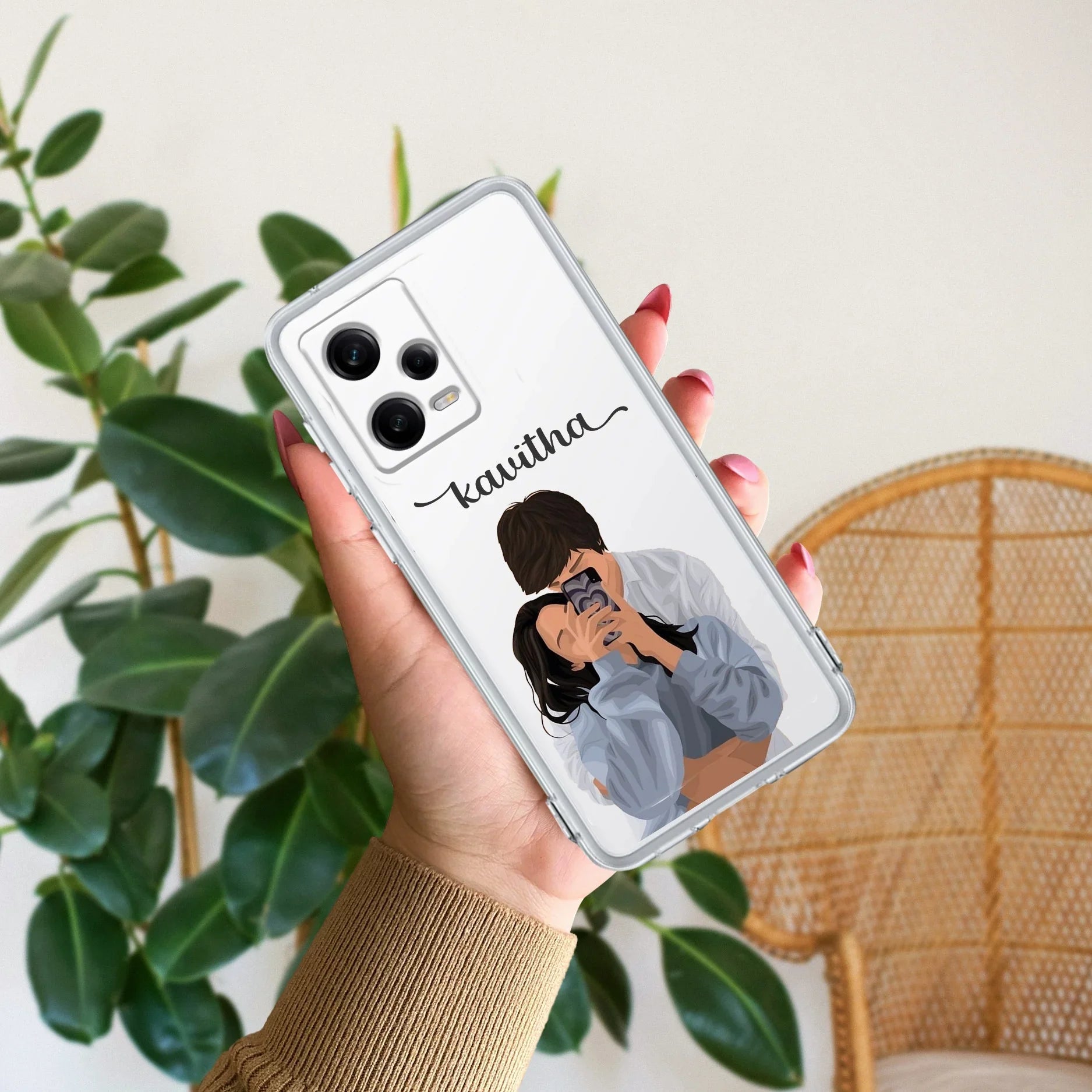 Captured Love Customize Transparent Silicon Case For Redmi/Xiaomi - ShopOnCliQ