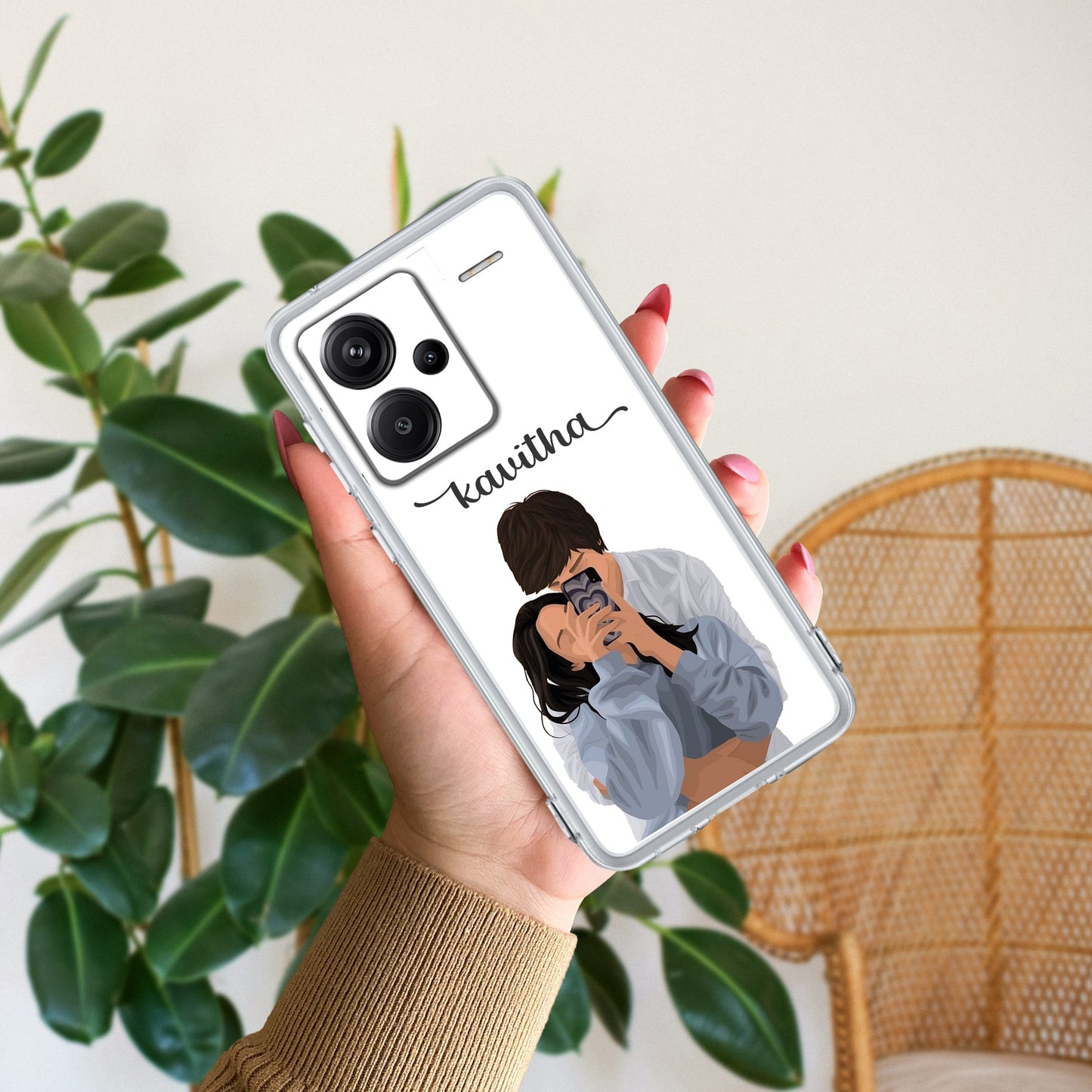 Captured Love Customize Transparent Silicon Case For Redmi/Xiaomi