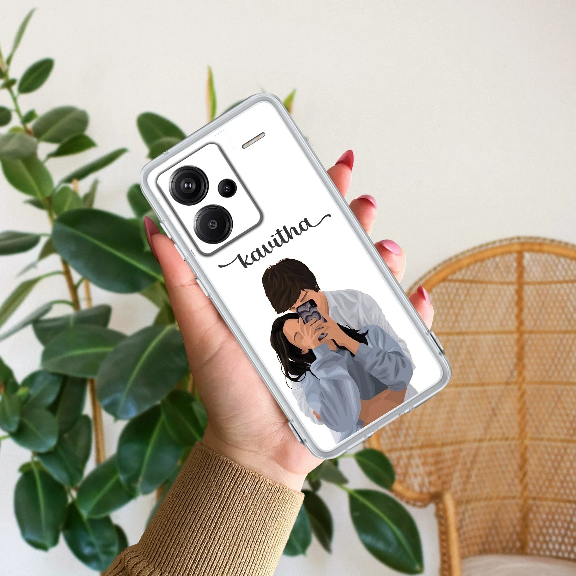 Captured Love Customize Transparent Silicon Case For Redmi/Xiaomi - ShopOnCliQ