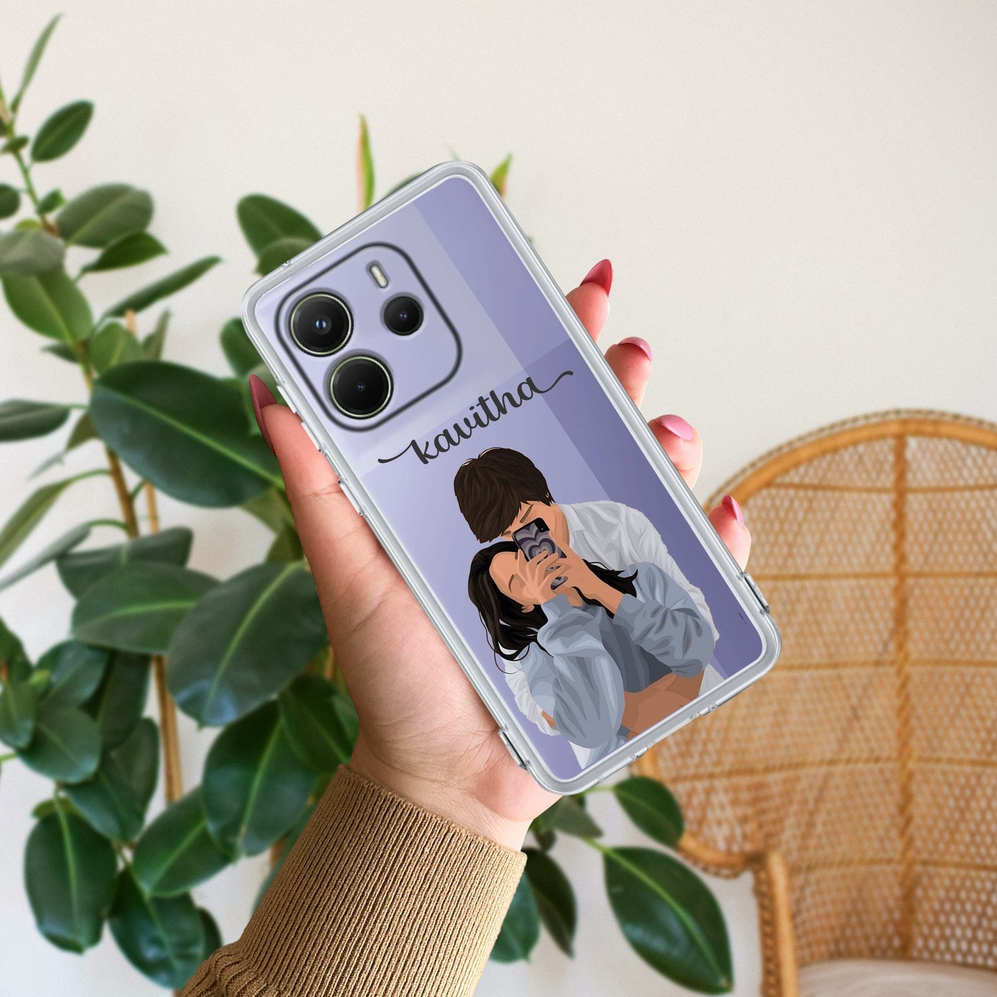 Captured Love Customize Transparent Silicon Case For Redmi/Xiaomi