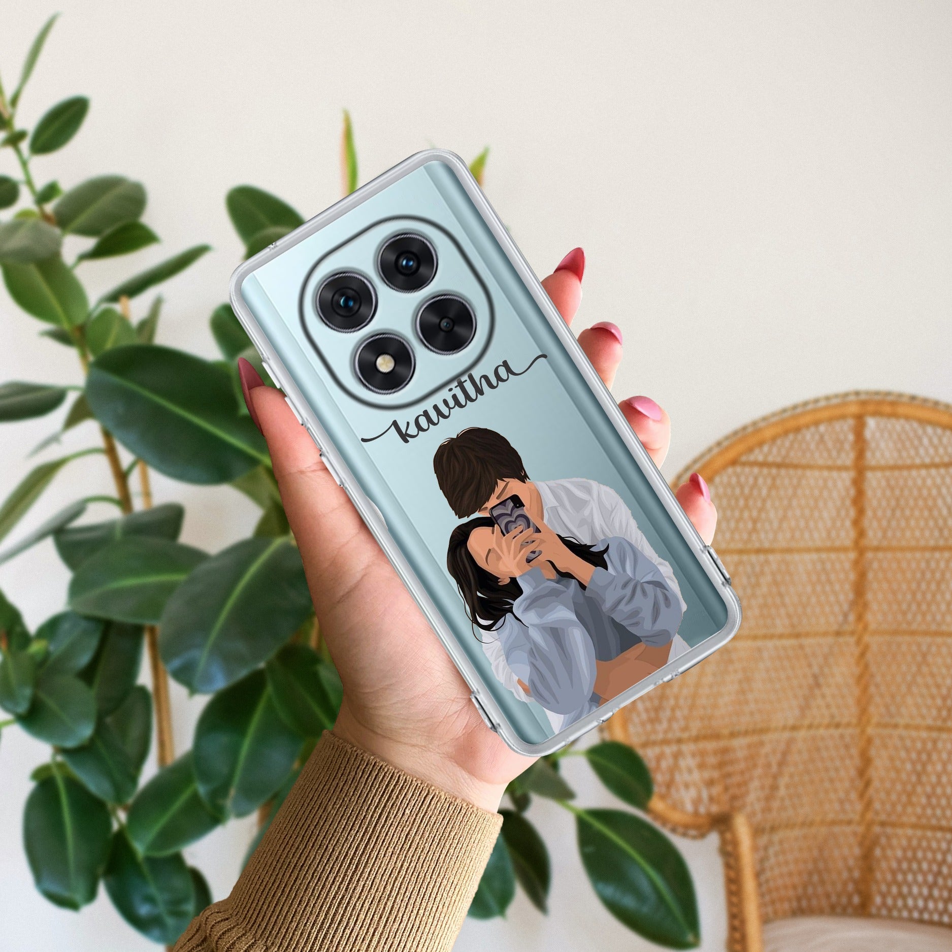 Captured Love Customize Transparent Silicon Case For Redmi/Xiaomi