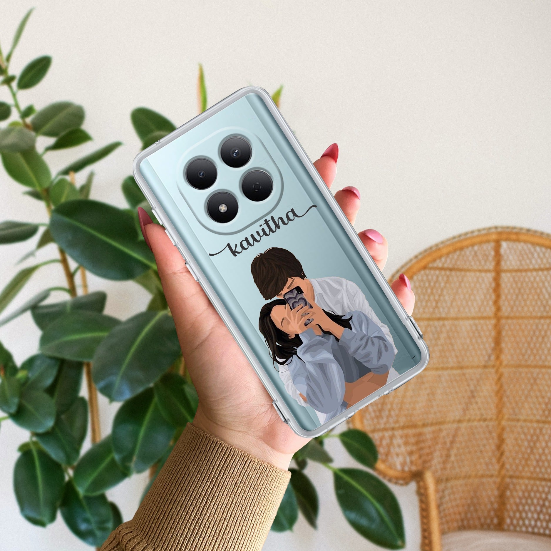 Captured Love Customize Transparent Silicon Case For Redmi/Xiaomi