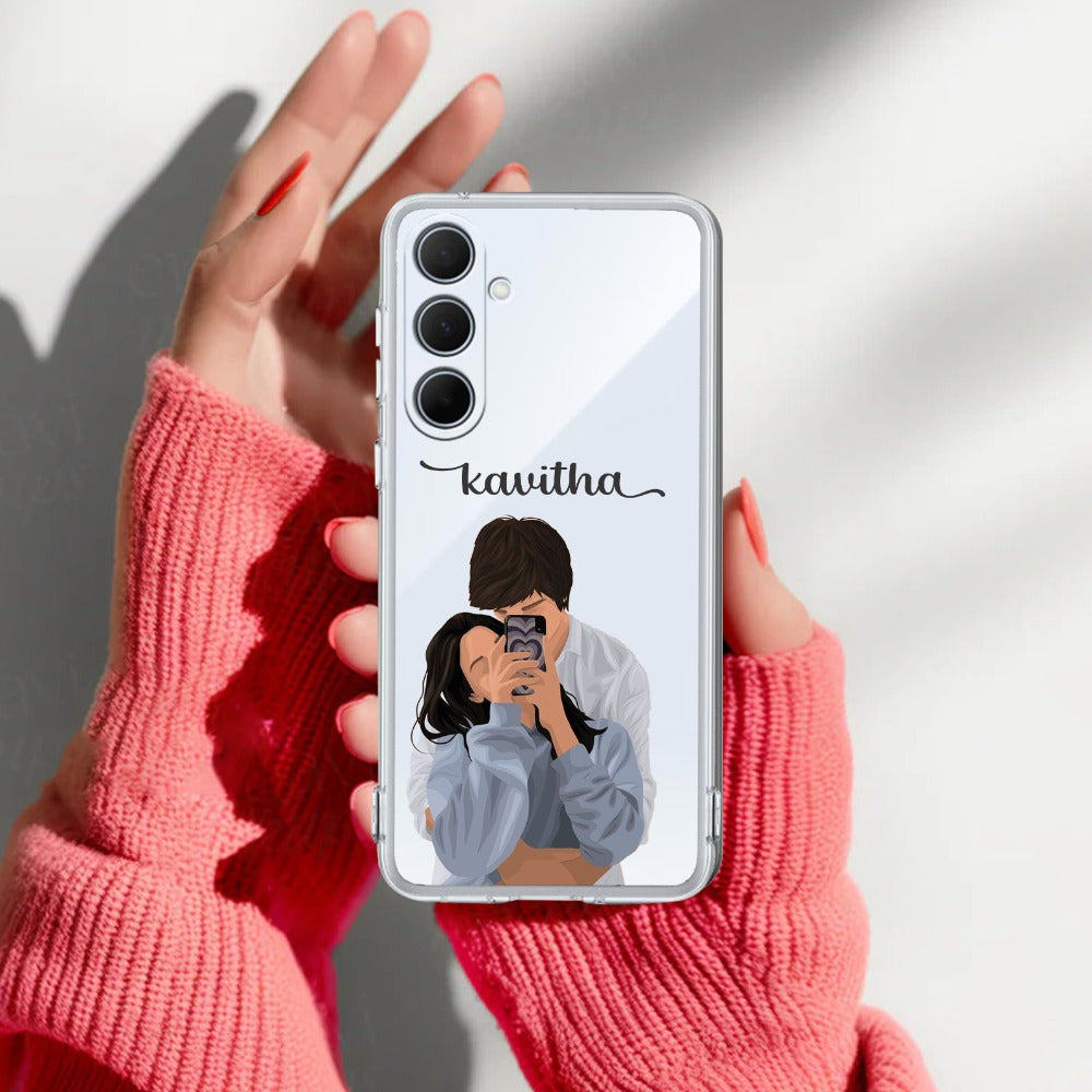 Captured Love Customize Transparent Silicon Case For Samsung