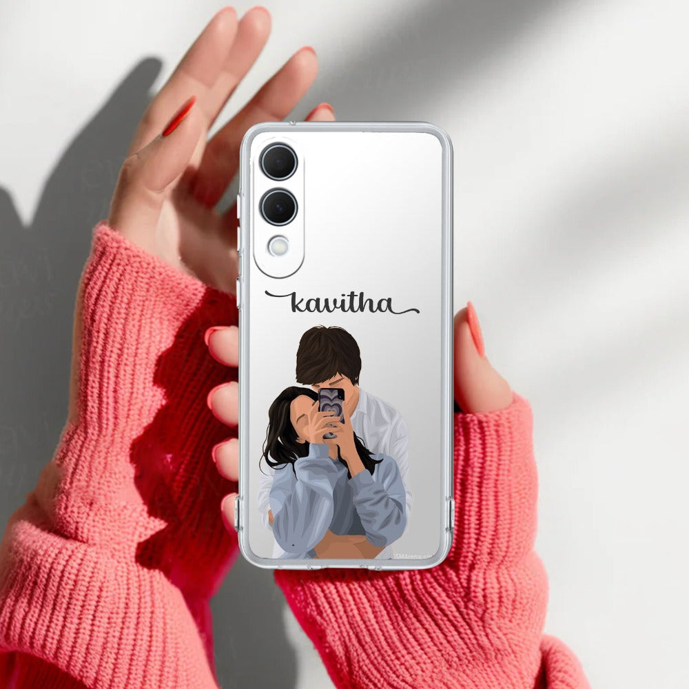 Captured Love Customize Transparent Silicon Case For Samsung