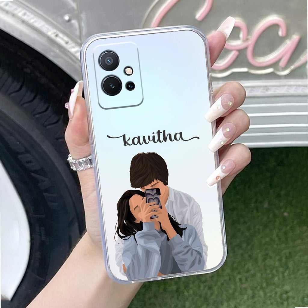 Captured Love Customize Transparent Silicon Case For Vivo T2 5G