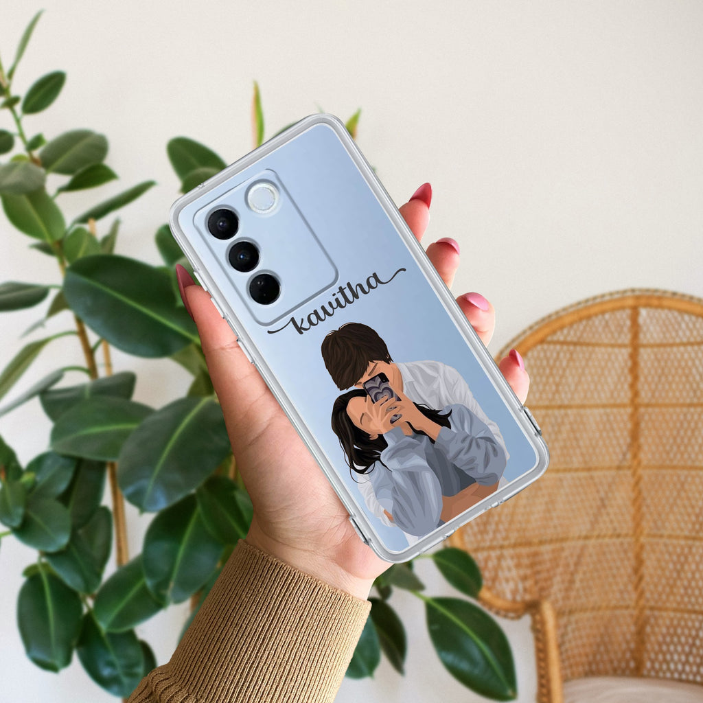 Captured Love Customize Anti Yellow Case For Vivo V27 Pro 5G