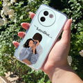 Captured Love Customize Transparent Silicon Case For Vivo V30e 5G
