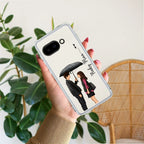Caring Couple Customize Anti Yellow Case For Google Pixel 10a 5G