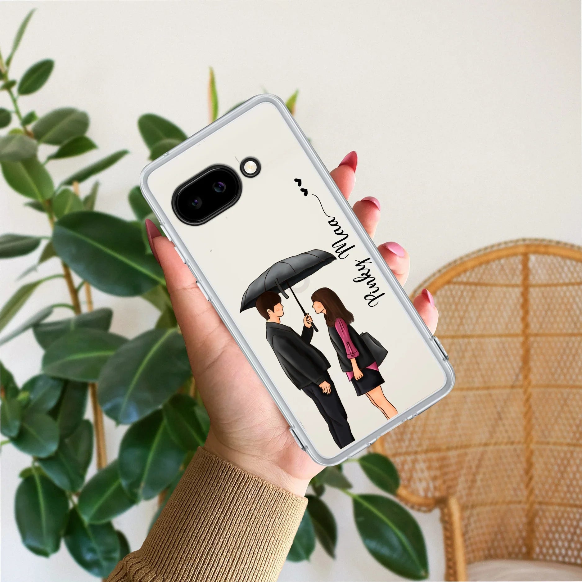 Caring Couple Customize Transparent Silicon Case For Google - ShopOnCliQ