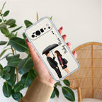 Caring Couple Customize Anti Yellow Case For Google Pixel 10 Pro XL