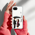 Caring Couple Customize Transparent Silicon Case For iPhone 17e